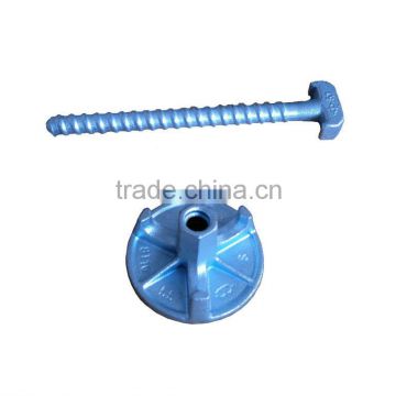 Investment casting screw and base