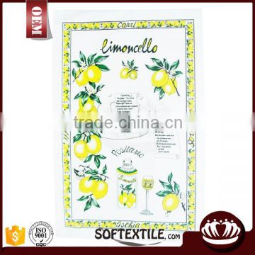 Cheap wholesale art tea towel made in China
