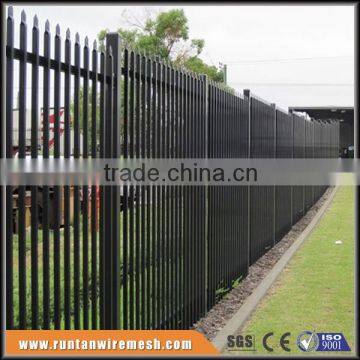 Hot dipped galvanized and powder coated prefabricated steel fence (Tread Assurance)