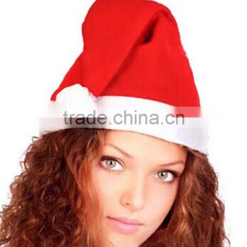 Cheap 2016 Non-woven Santa Hats Promotions For Christmas Party Decoration Christmas Hat