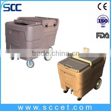 SB1-C110 ice storage container with wheels