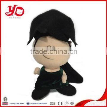 En71 SGS cute plush dolls toys with cloth custom