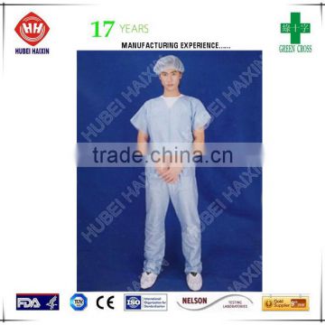 Nonwoven disposable medical scrub jackets made in China