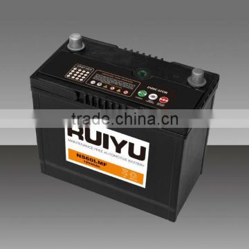 NX100-6LS 55B24LS MF 12V 50AH Auto batteries Car battery