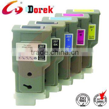 Best quality ink cartridge PFI207 for canon iPF680/ 685/ 780/ 785 Printers