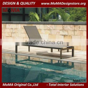 MA070R Outdoor Aluminum Patio Furniture Resort Apartment Sun Lounge Chair