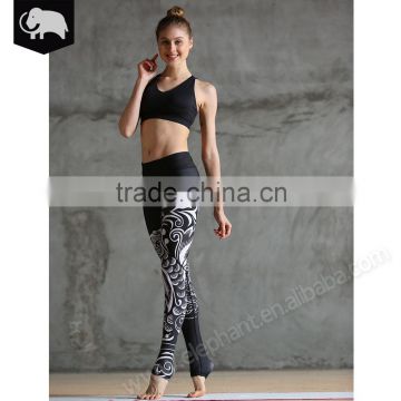 New sublimation yoga pants/colorful sublimation women sexy hot yoga leggings