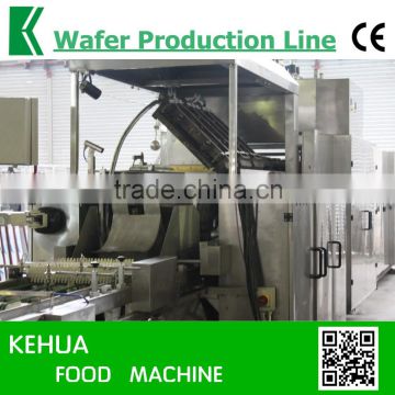 Trade Assurance Wafer Machine/Wafer Production Line/Wafer Biscuit Machine Hot Sale With Chocolate Enrobing