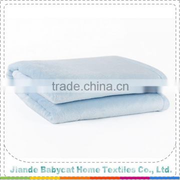 FACTORY DIRECTLY OEM design baby blanket with embroidered from China