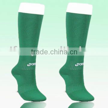 2016 New Design Good quality Green nylon stocking soccer socks in hot sale
