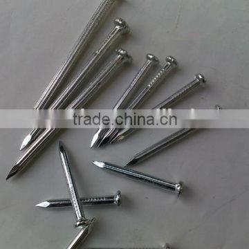 Electro galvanized concrete steel nails