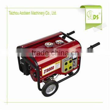 CE high quality gasoline generator 168f-1 with handels & wheels