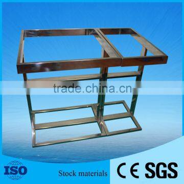 Metal Display Rack for Hanging Items/Stainless Steel Display Rack