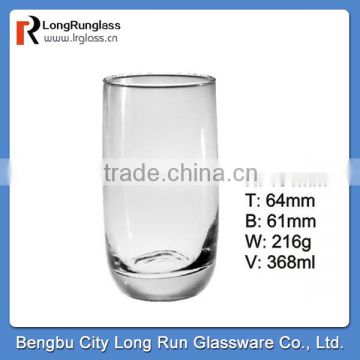 LongRun 12oz Anhui Bengbu glass factory custom drinking glassware&tableware glass cups set&glass cup wholesale