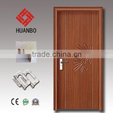 High quality wood pvc mdf flush eco-friendly door for bathroom