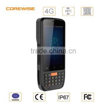 Rugged shockproof bluetooth wireless handheld 2d qr barcode scanner smartphone for Procuratorate