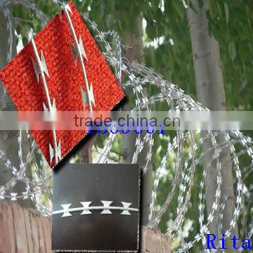 Best price razor barbed wire BTO-22 factory price