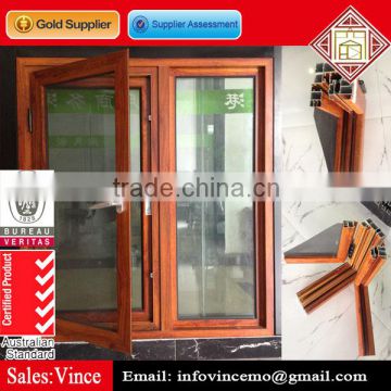 2014 Latest Style Two In One Aluminum Window With Fly Screen