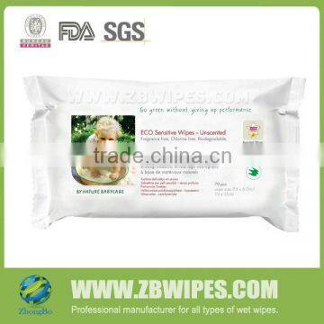 Wholesale Soft Package Facial Wet Tissue