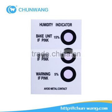 Three Dots Blue Color Humidity Indicator Card for Electronic Components