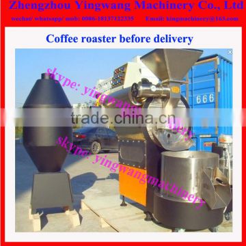 Stainless steel coffee roaster machine