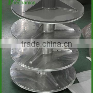 CNC turning steel floor base, stainless steel cnc machining parts