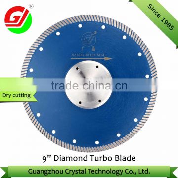 turbo diamond saw blade 230mm for granite/ diamond blade for stone/diamond tool manufacturer