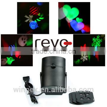Light projector , 4 pantterns changable , perfect for halloween ,Christmas and Valentine's day