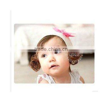 Hot sale baby hair accessory with feather decorations