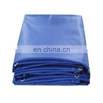 blue PVC tarpaulin truck cover