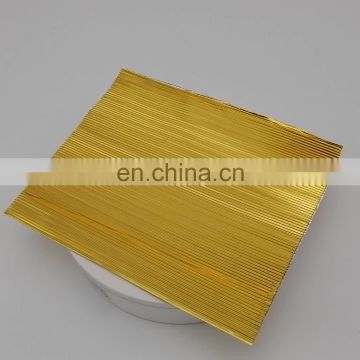 food grade embossed colored corrugated confection aluminum foil sheet for sweet packaging