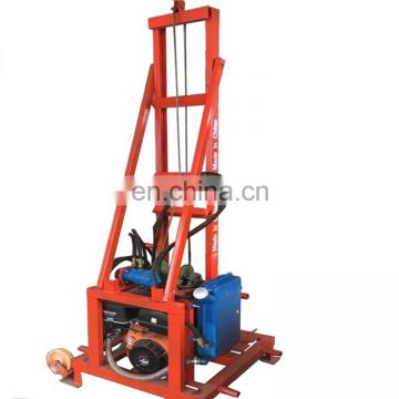 One man Deep borehole portable water well drilling rigs equipment