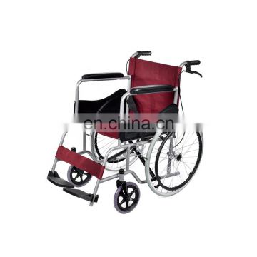 Cheap Standard Disabled Elderly Steel Transfer Folding Manual Hospital Wheelchair