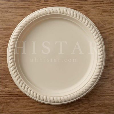 Environmentally friendly disposable restaurant food plates