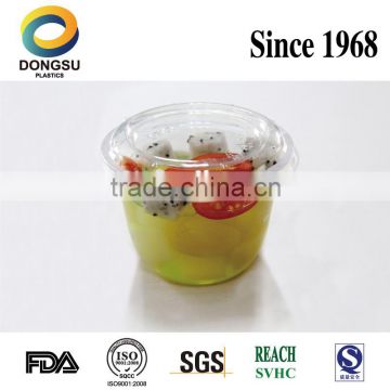Dongsu clear recycable plastic packaging box with lids for wholesale