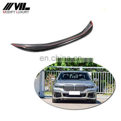 Real carbon fiber G11 G12 front lip for BWM 7 series M-Tech 2019-2020