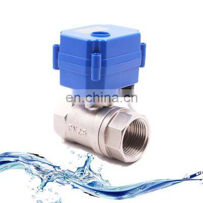 CWX-15N 1/4 3/8 1/2 3/4 1 inch DN8-DN25 motor driven electrical drainage exhaust valve/actuator