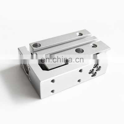 Low Price High Precision Low Noise Double Acting Compact Pneumatic Cylinder With Precision Guide