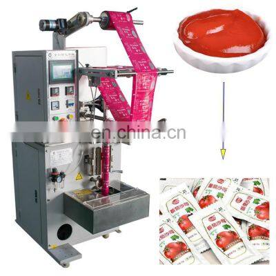 THB-320 New Automatic chilli sauce Pouch Filling Tomato Paste  Sachet Packing machine