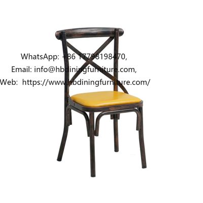 Industrial retro iron chair