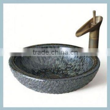 Reasonable Price Fancy hand painted ceramic small hand washing sink