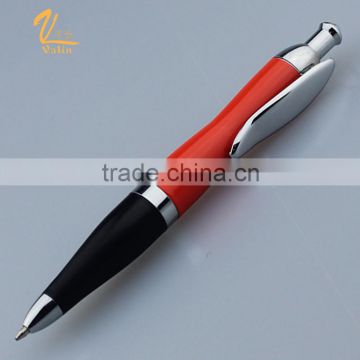 Short metal ballpoint pen roller tip pen