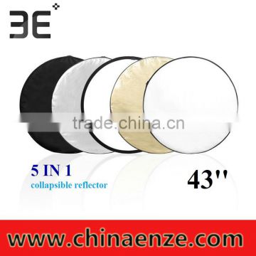 ET-R5110 Fotodiox 5-in-1 42" Premium-Grade Professional Collapsible Disc Reflector studio flash reflector