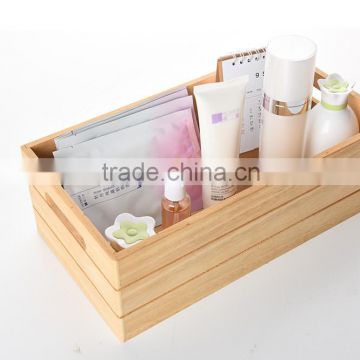 New design solid wooden wine box unfinished natural wine box