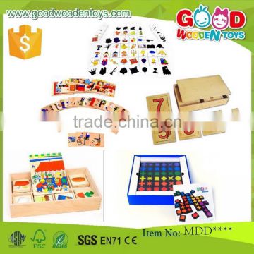 EN71 top sale natural wood toys OEM/ODM preschool educational kids small toys