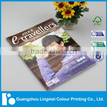 Quality Full Color Customized Travel Magazine Printing China
