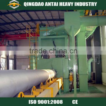 best quality shot blasting machine for internal anti-corrosion of steel pipe