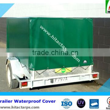 UV Protected Green Cage Trailer Cover