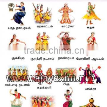 Indian Dance in Tamil Education Poster