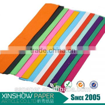 top quality gift wrapping paper double sided crepe paper